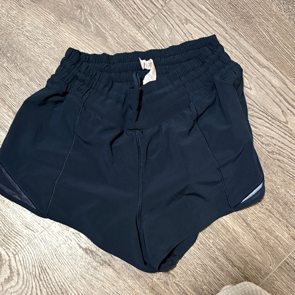 Lululemon Athletica Dark Blue Athletic Shorts